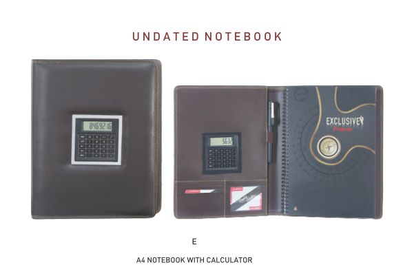A6 NOTEBOOK WITH CALCULATOR (E)