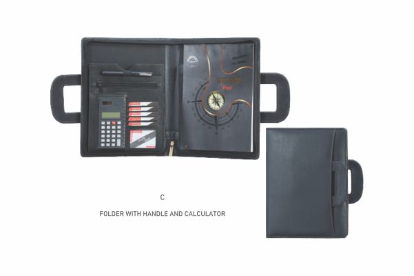 FOLDER WITH HANDLE & CALCULATOR (C)